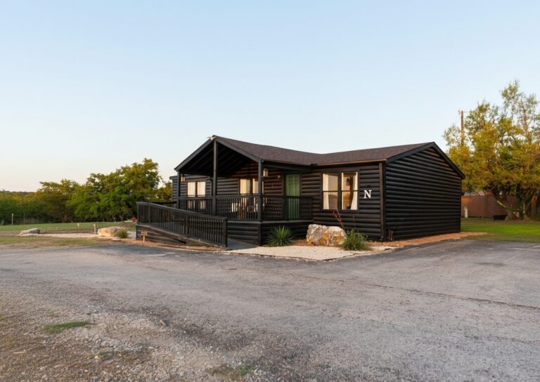 Exterior of Cabin N at Starlight Horizon near Canyon Lake, Texas